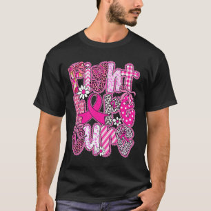Faith Hope Cure Breast Cancer Awareness Survivor F T-Shirt
