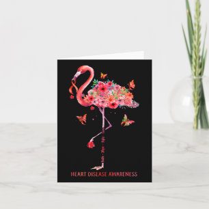 Faith Hope Fight Cure Heart Disease Awareness Card