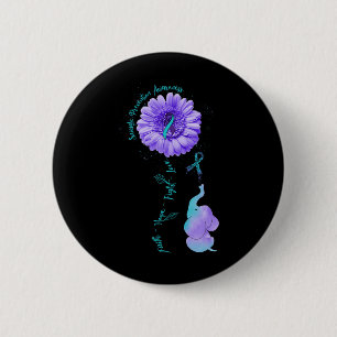Faith Hope Fight Love Elephant Suicide Prevention 6 Cm Round Badge