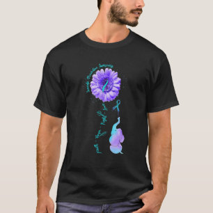 Faith Hope Fight Love Elephant Suicide Prevention T-Shirt