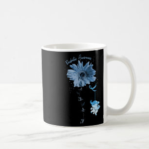 Faith Hope Fight Love Elephant Sunflower Diabetes  Coffee Mug