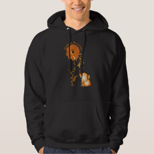 Faith Hope Fight Love Elephant Sunflower Leukaemia Hoodie