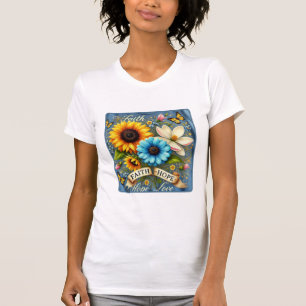 Faith, Hope & Love - American Wildflower Edition  T-Shirt