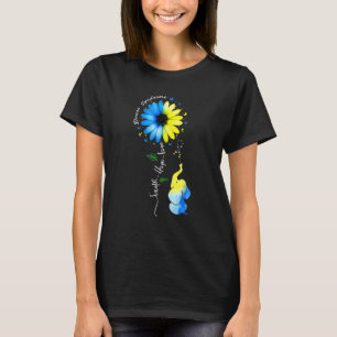 Faith Hope Love Awareness Down's Syndrome T-Shirt