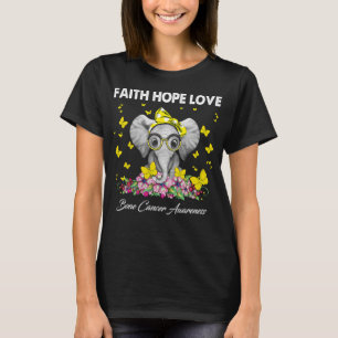 faith hope love Bone Cancer Awareness T-Shirt