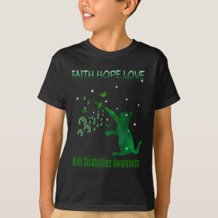 Faith Hope Love Brain Disabilities Awareness 1 T-Shirt