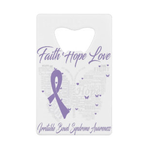 Faith Hope Love Butterfly Irritable Bowel Syndrome