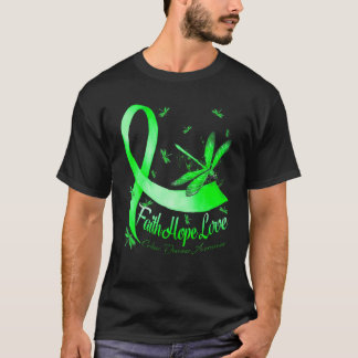 Faith Hope Love Celiac Disease Awareness Dragonfly T-Shirt
