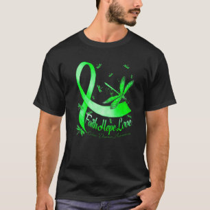 Faith Hope Love Celiac Disease Awareness Dragonfly T-Shirt
