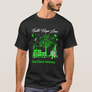 Faith Hope Love Celiac Disease Awareness T-Shirt