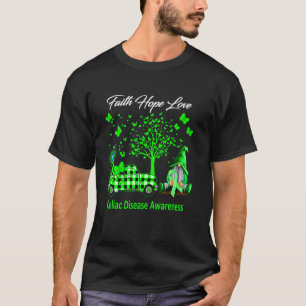 Faith Hope Love Celiac Disease Awareness T-Shirt