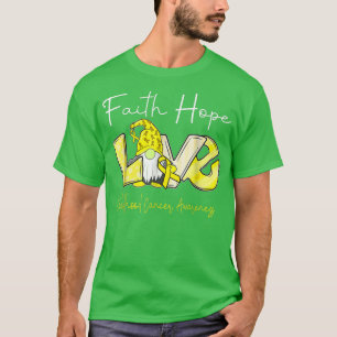 Faith Hope Love Childhood Cancer Awareness1648 T-Shirt