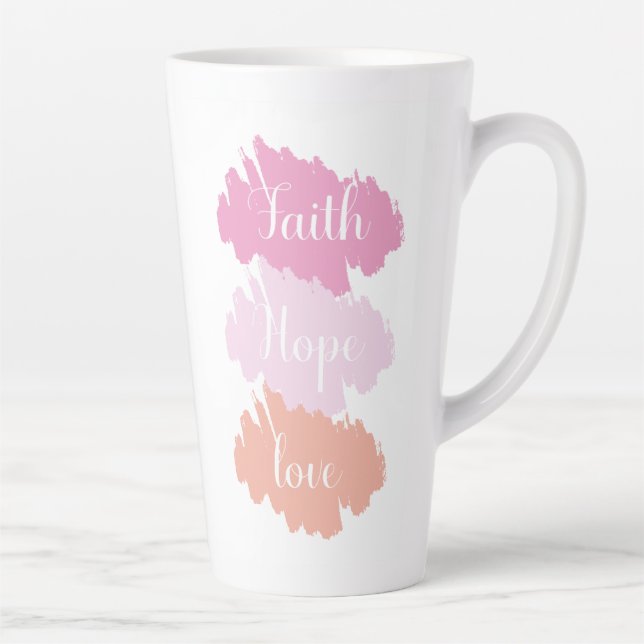 Faith Hope Love Coffee Mug (Right)