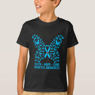 Faith Hope Love Diabetes Awareness _2 T-Shirt