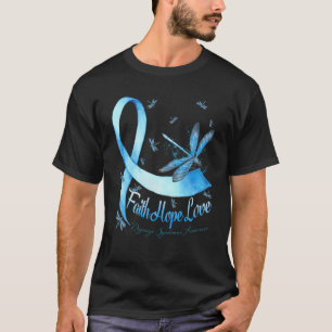 Faith Hope Love Digeorge Syndrome Awareness Dragon T-Shirt