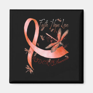 Faith Hope Love Dragonfly RSD CRPS Awareness  Magnet