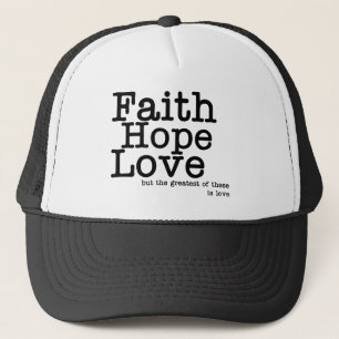 Faith Hope Love Hat