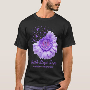 Faith Hope Love Heimerheimer Awareness Gifts T-Shirt