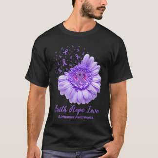 Faith Hope Love Heimerheimer Awareness Gifts T-Shirt