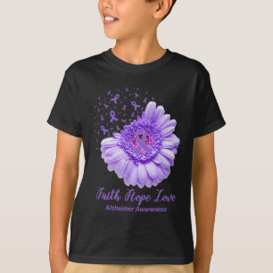 Faith Hope Love Heimerheimer Awareness Gifts T-Shirt
