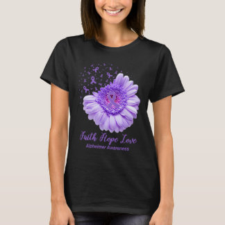 Faith Hope Love Heimerheimer Awareness Gifts T-Shirt