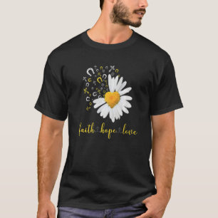 Faith & Hope & Love Horse Daisy Chirstian God Reli T-Shirt