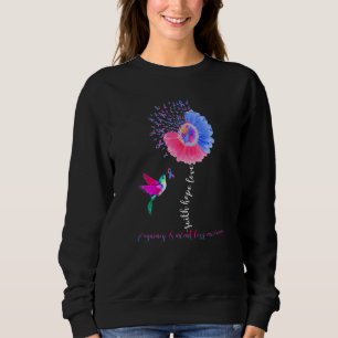Faith Hope Love Hummingbird Pregnancy Infant Loss  Sweatshirt