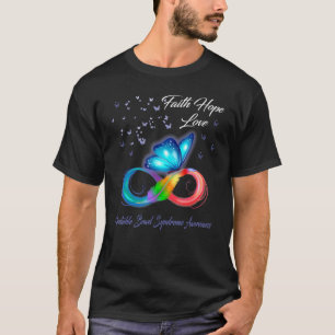 Faith Hope Love Irritable Bowel Syndrome Awareness T-Shirt