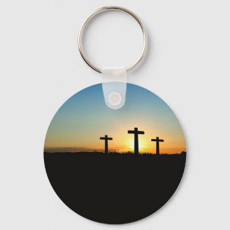Faith, Hope, & Love Jesus Christ Cross Key Ring