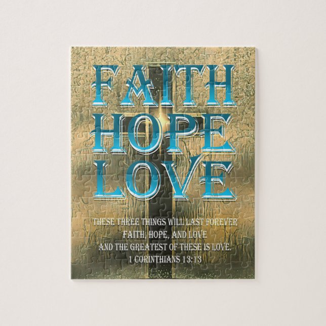 Faith,Hope,Love Jigsaw Puzzle (Vertical)