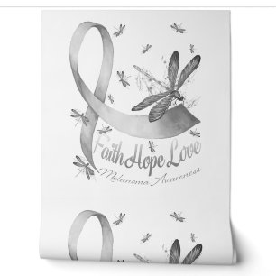 Faith Hope Love Melanoma Awareness Dragonfly Wallpaper