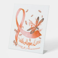 Faith Hope Love MS Awareness Dragonfly