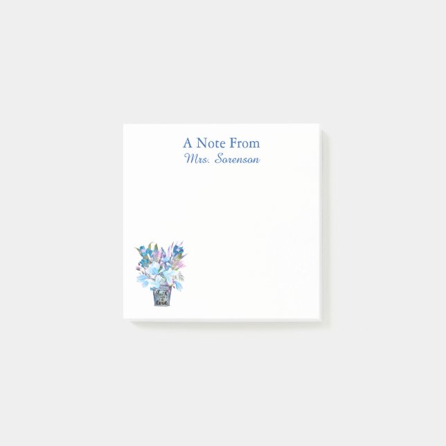 Faith Hope Love Personalised A Note From Post-it  (Front)