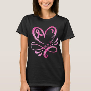 Faith Hope Love Pink Ribbon Breast Cancer T-Shirt