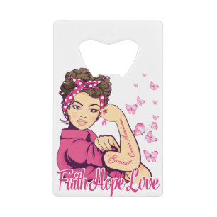Faith Hope Love Rosie Riveter Breast Cancer