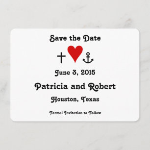 Faith Hope Love Save the Date