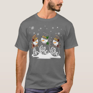 Faith Hope Love Snowman Christmas funny T-Shirt
