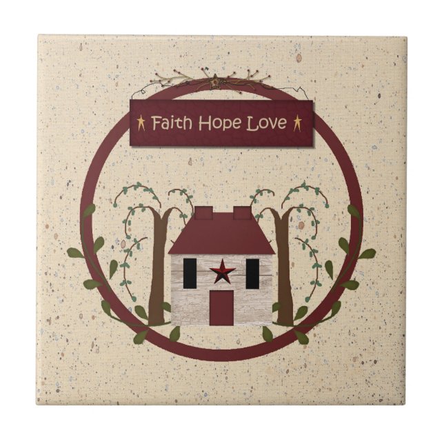 Faith Hope Love Tile (Front)