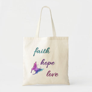 Faith Hope Love Tote Bag