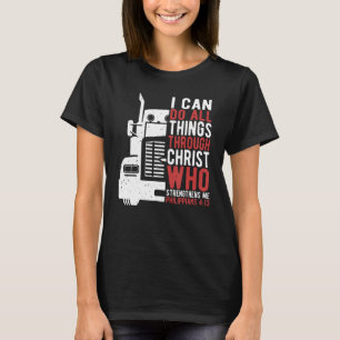 Faith I can do all things through christ christian T-Shirt