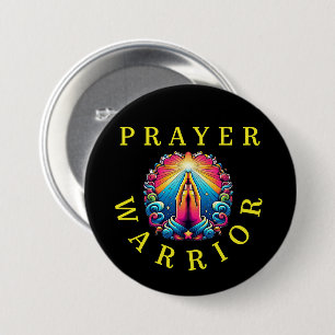 Faith In Colors, Prayer Warrior 7.5 Cm Round Badge