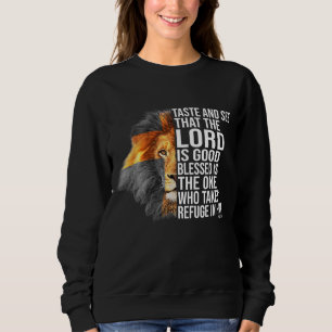 Faith in God - Psalm Christian Bible Sweatshirt