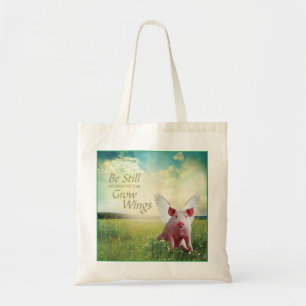Faith In Pigs Tote Bag
