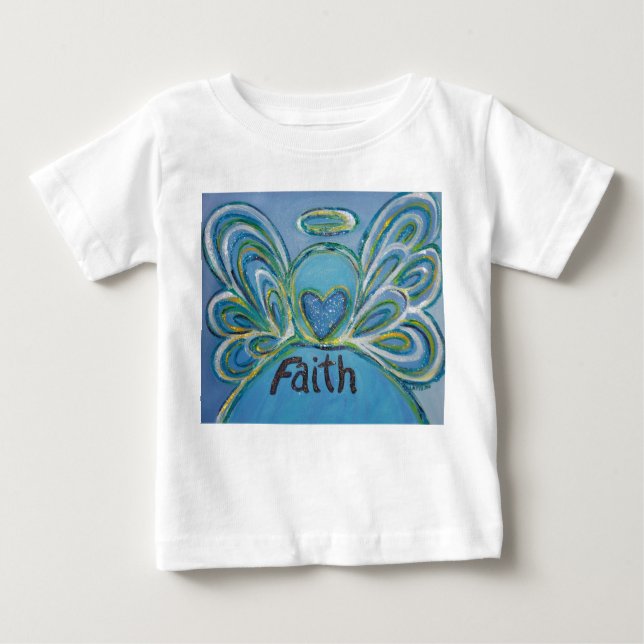 Faith Inspiration Angel Shirt (Art on Both Sides) (Front)