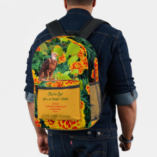 Faith Inspirational Motivations Printed Backpack