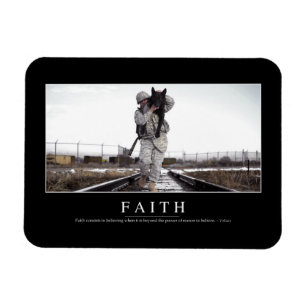 Faith: Inspirational Quote Magnet