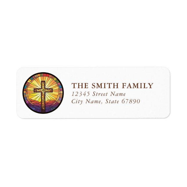 Faith & Inspirational Return Address Labels (Front)