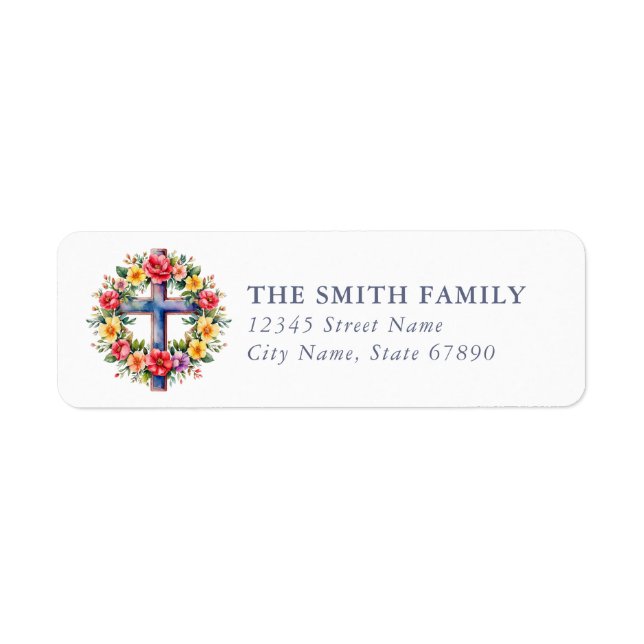 Faith & Inspirational Return Address Labels (Front)