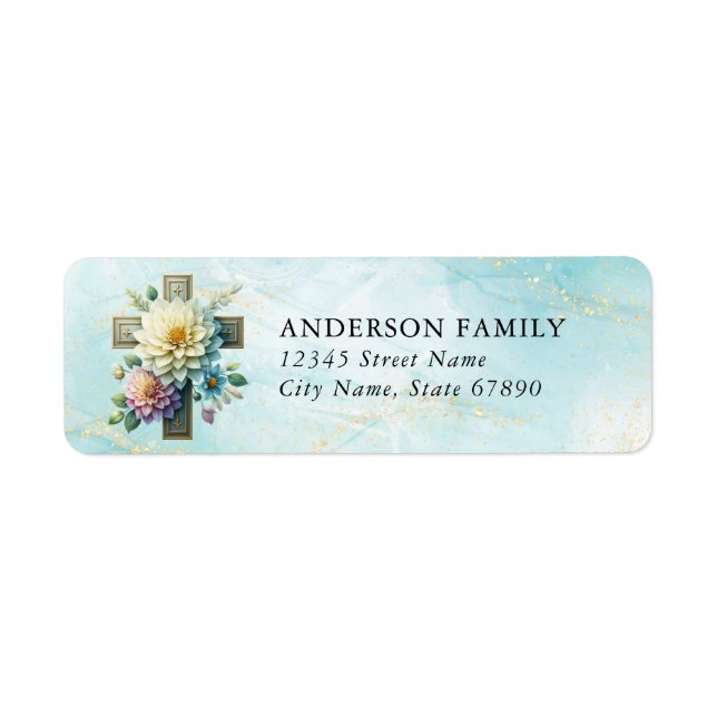 Faith & Inspirational Return Address Labels (Front)