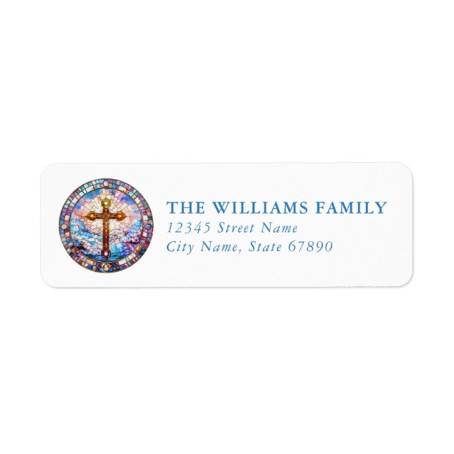 Faith & Inspirational Return Address Labels (Front)